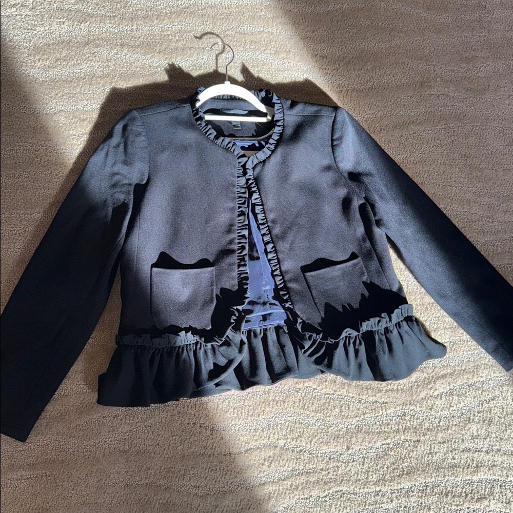 J.Crew‎ The Going-Out Blazer with Ruffles